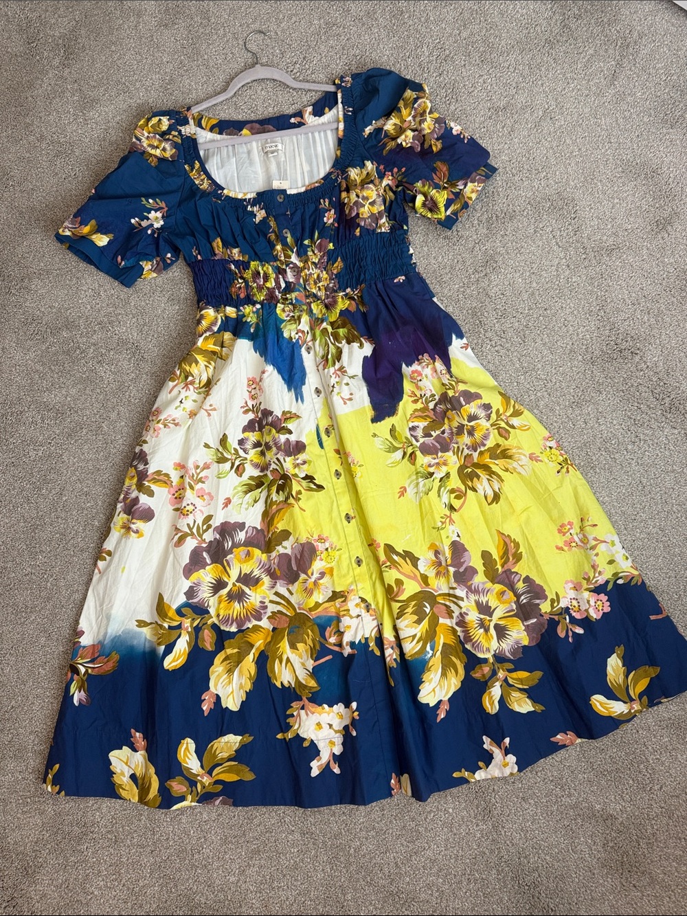 Maeve Floral Smocked Midi Dress
